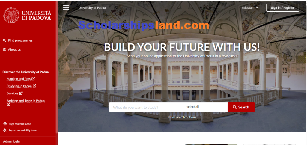 University of Padua Italy Scholarships 2027