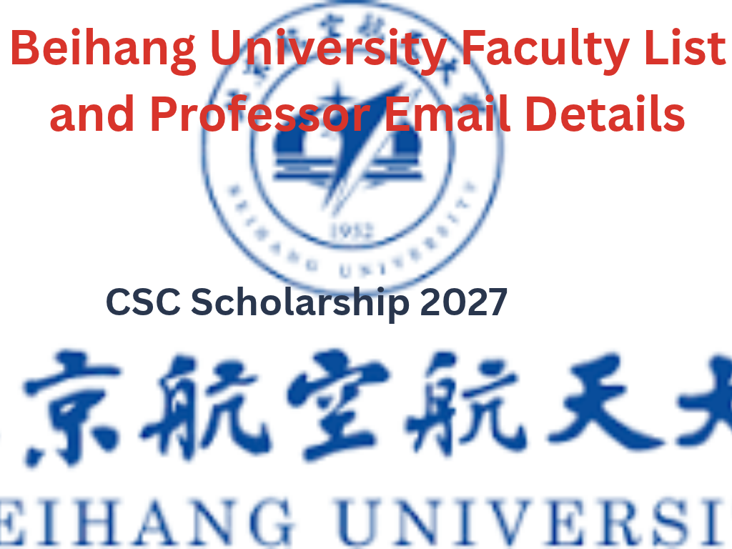 Beihang University Faculty List and Professor Email Details