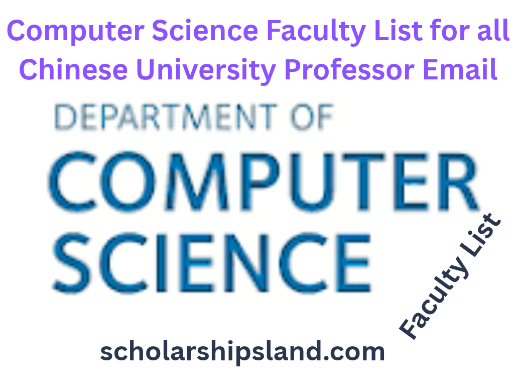 Computer Science Faculty List