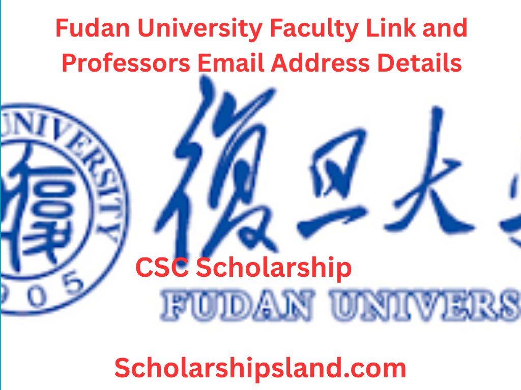 Fudan University Faculty Link and Professors Email Address