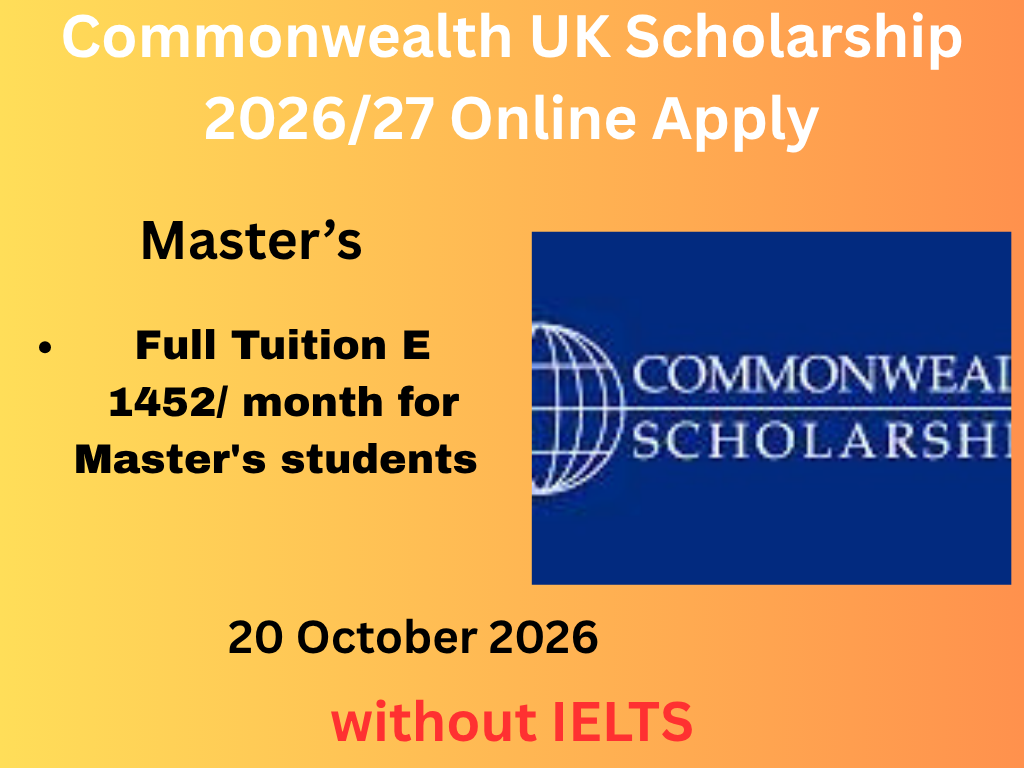 Commonwealth UK Scholarship 2026/27