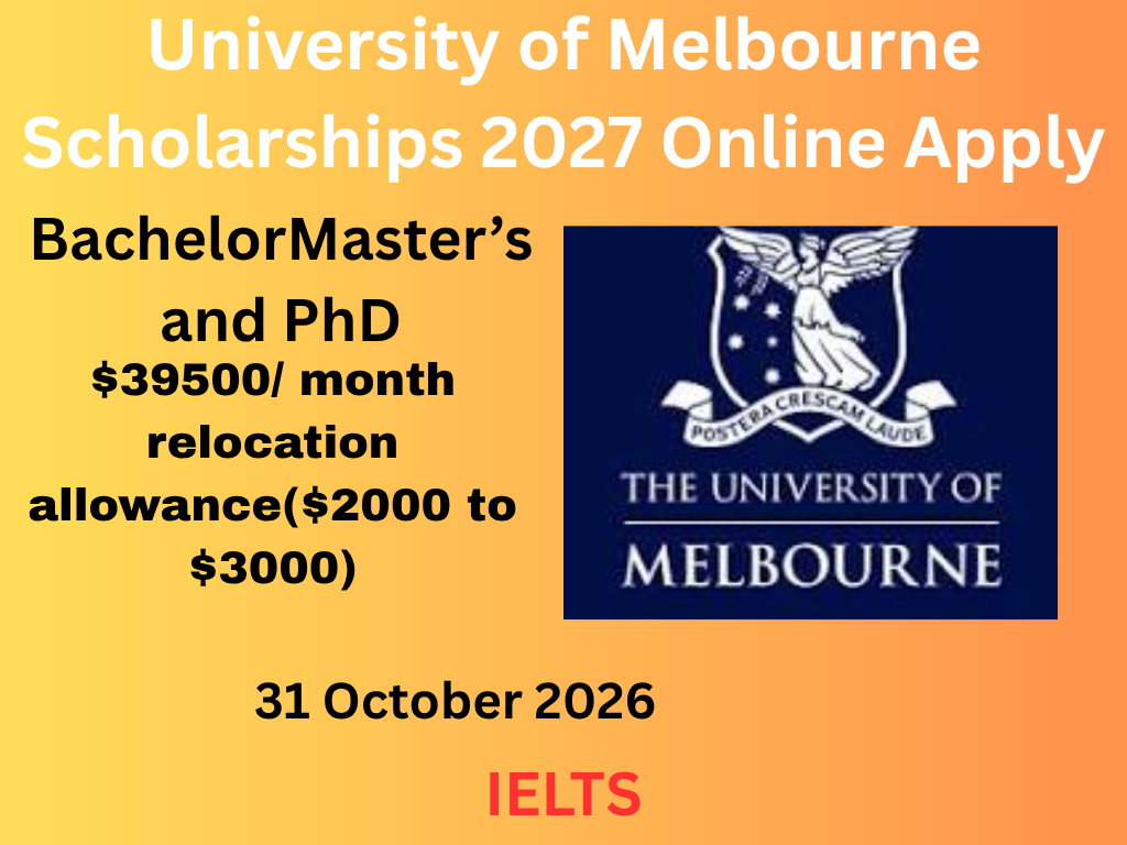 University of Melbourne Scholarships 2027