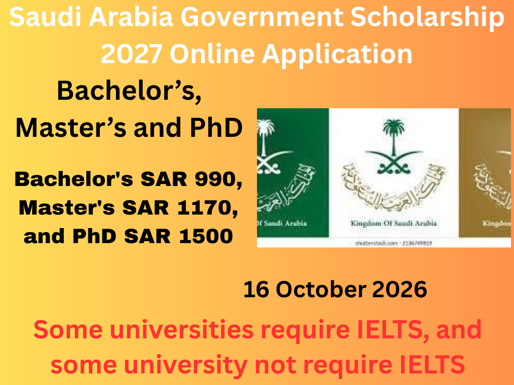 Saudi Arabia Government Scholarship 2027