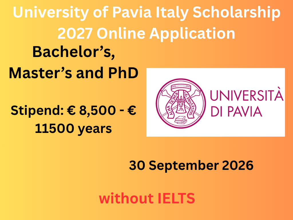 University of Pavia Italy Scholarship 2027