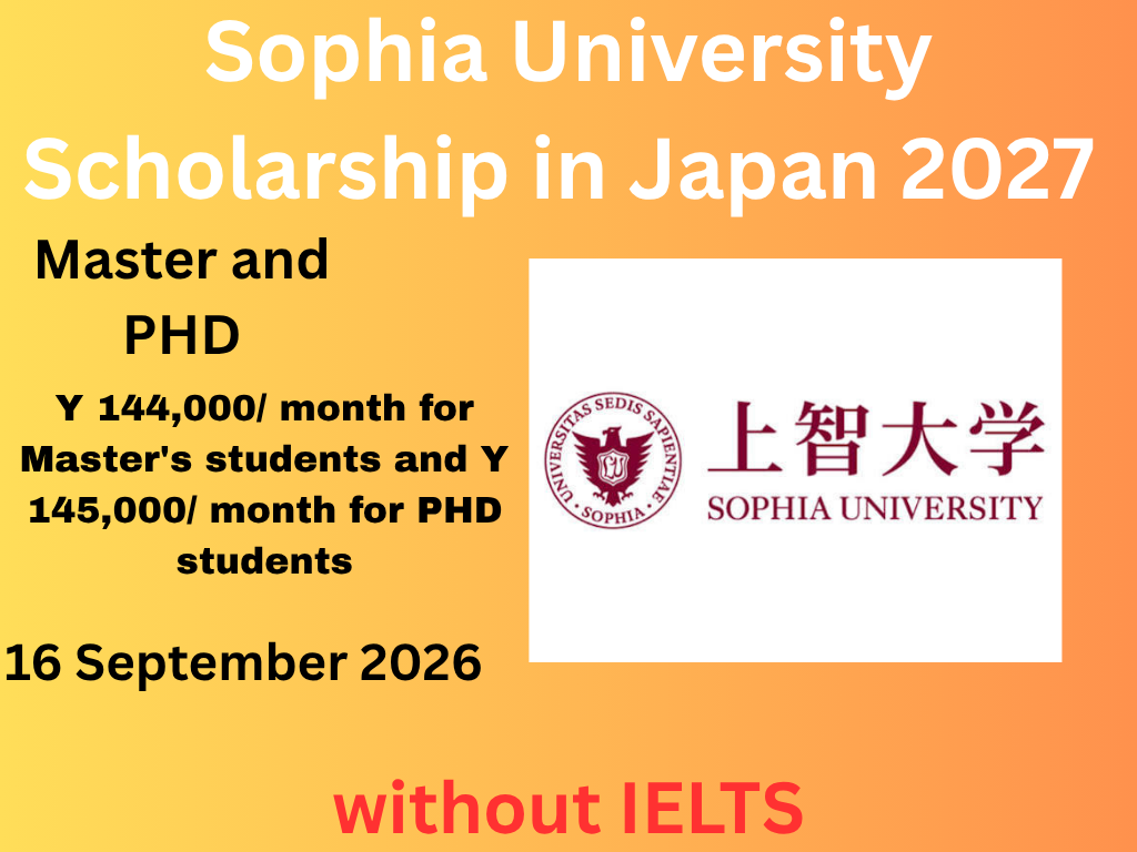 Sophia University Scholarship in Japan 2027