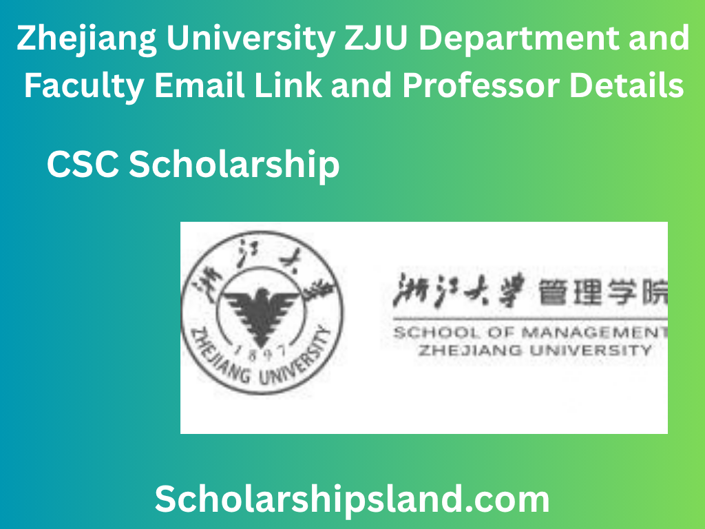 Zhejiang University ZJU Department and Faculty Email