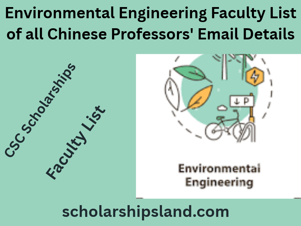Environmental Engineering Faculty List of all