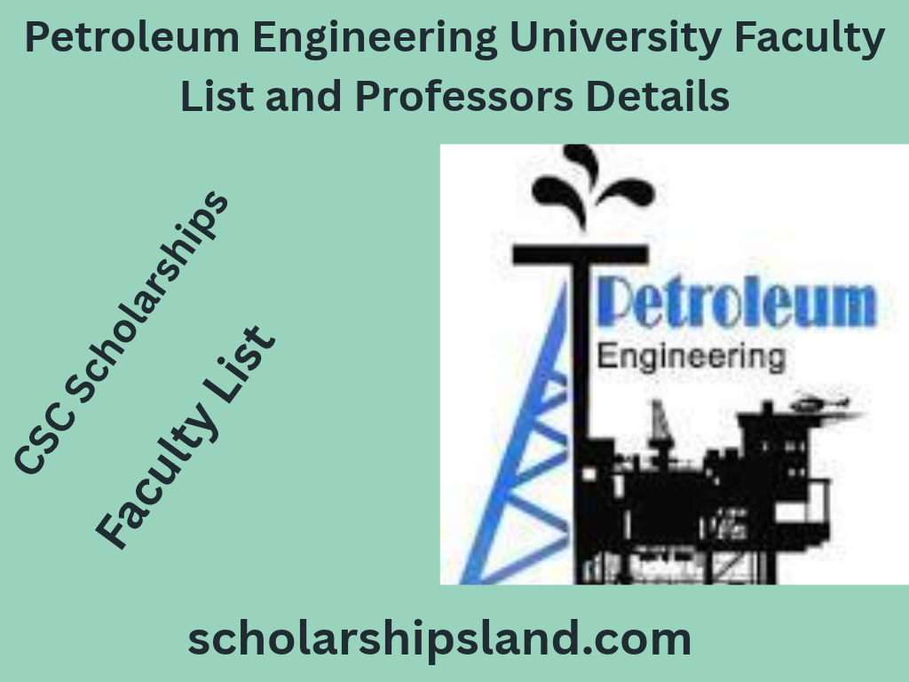Petroleum Engineering University Faculty List