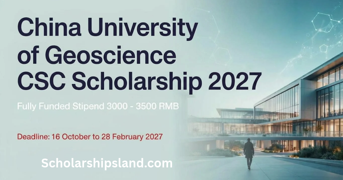 China University of Geoscience CSC Scholarship 2027