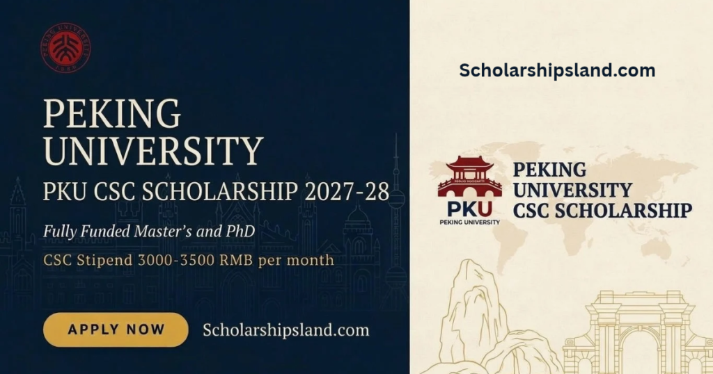 Peking University CSC Scholarship 2027
