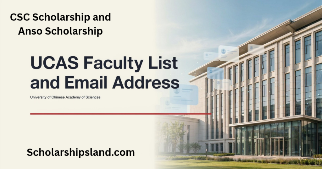 UCAS Faculty List